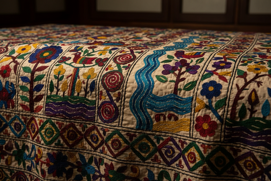 Nakshi Kantha — Embroidered Stories of Bangladesh