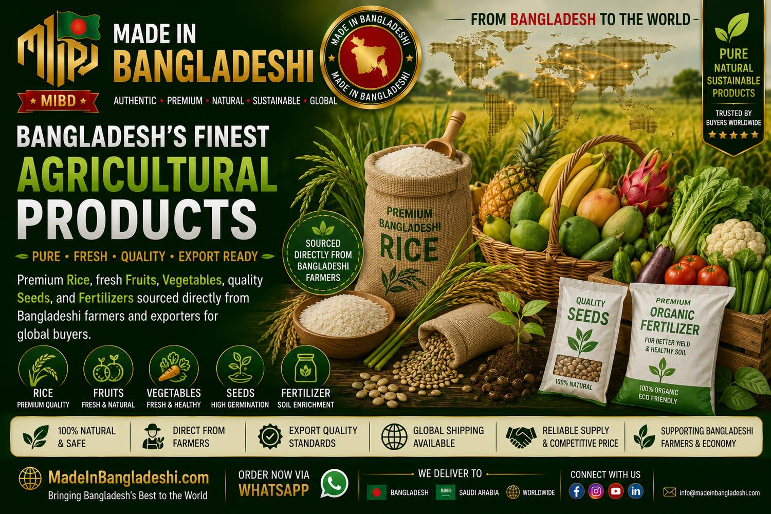 Bangladeshi Agriculture & Farm Products