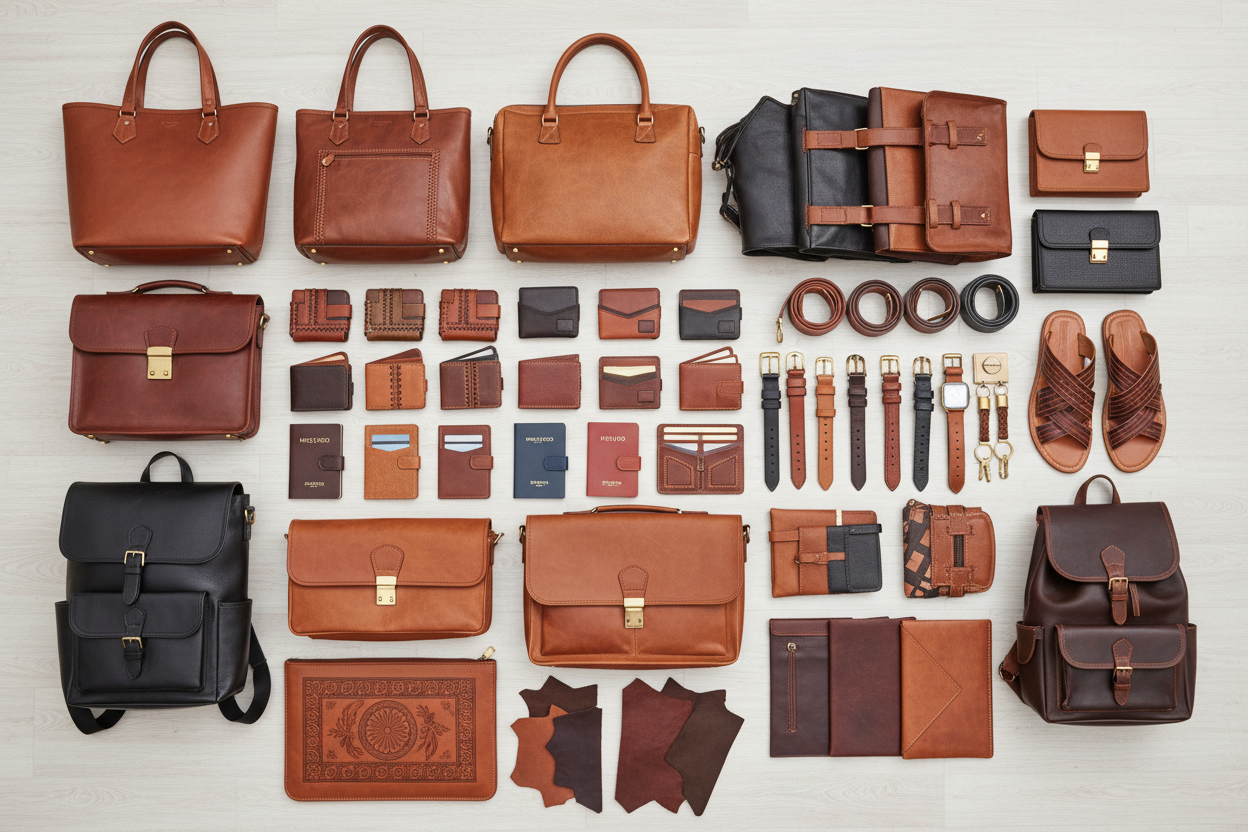 ALL LEATHER CRAFTS PRODUTS MADE IN BANGLADESHI SAMPLE 