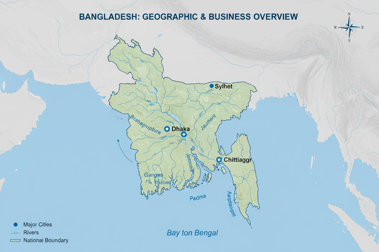 Bangladesh map