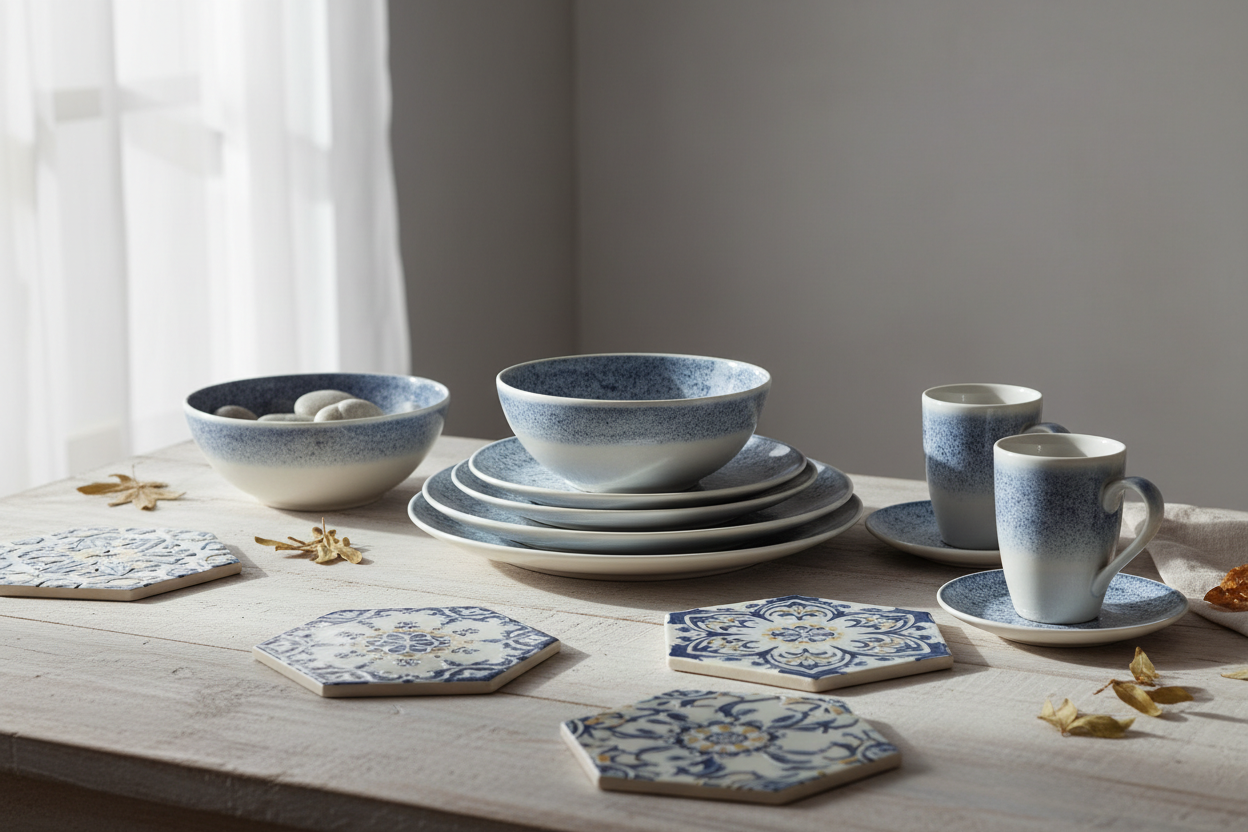 Ceramics: Items like tableware and tiles are also exported.