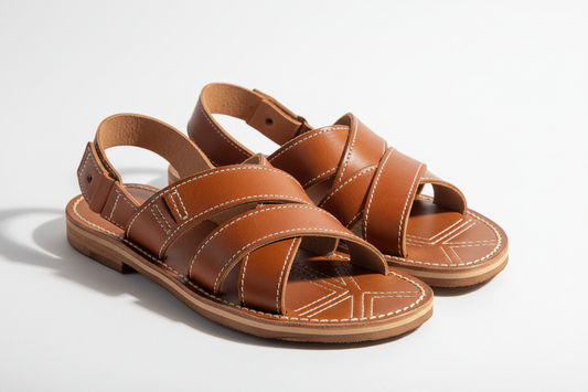 Handcrafted Leather Sandals Artisan Footwear Bangladesh