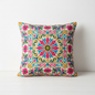 Nakshi Kantha Cushion Cover Hand-Embroidered Bangladesh