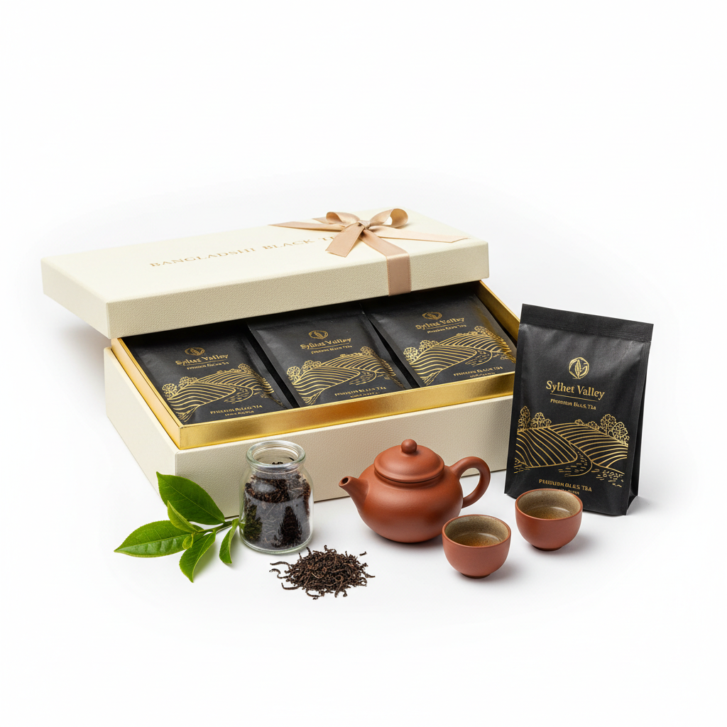 Bangladeshi Black Tea Gift Set Premium Sylhet Valley