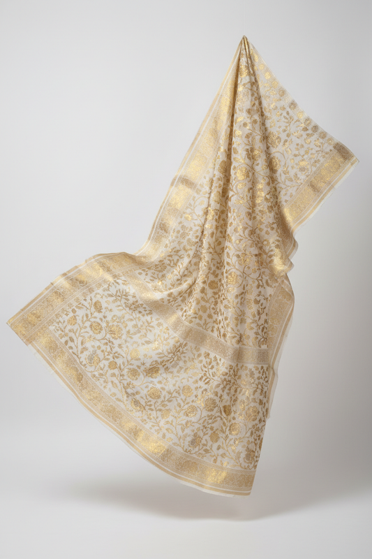 Handwoven Jamdani Saree UNESCO Heritage Textile Bangladesh