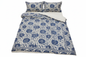 Indigo Block Print Bedsheet Set Handcrafted Bangladesh