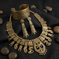 Brass Dhokra Jewellery Set Ancient Lost-Wax Craft Bangladesh