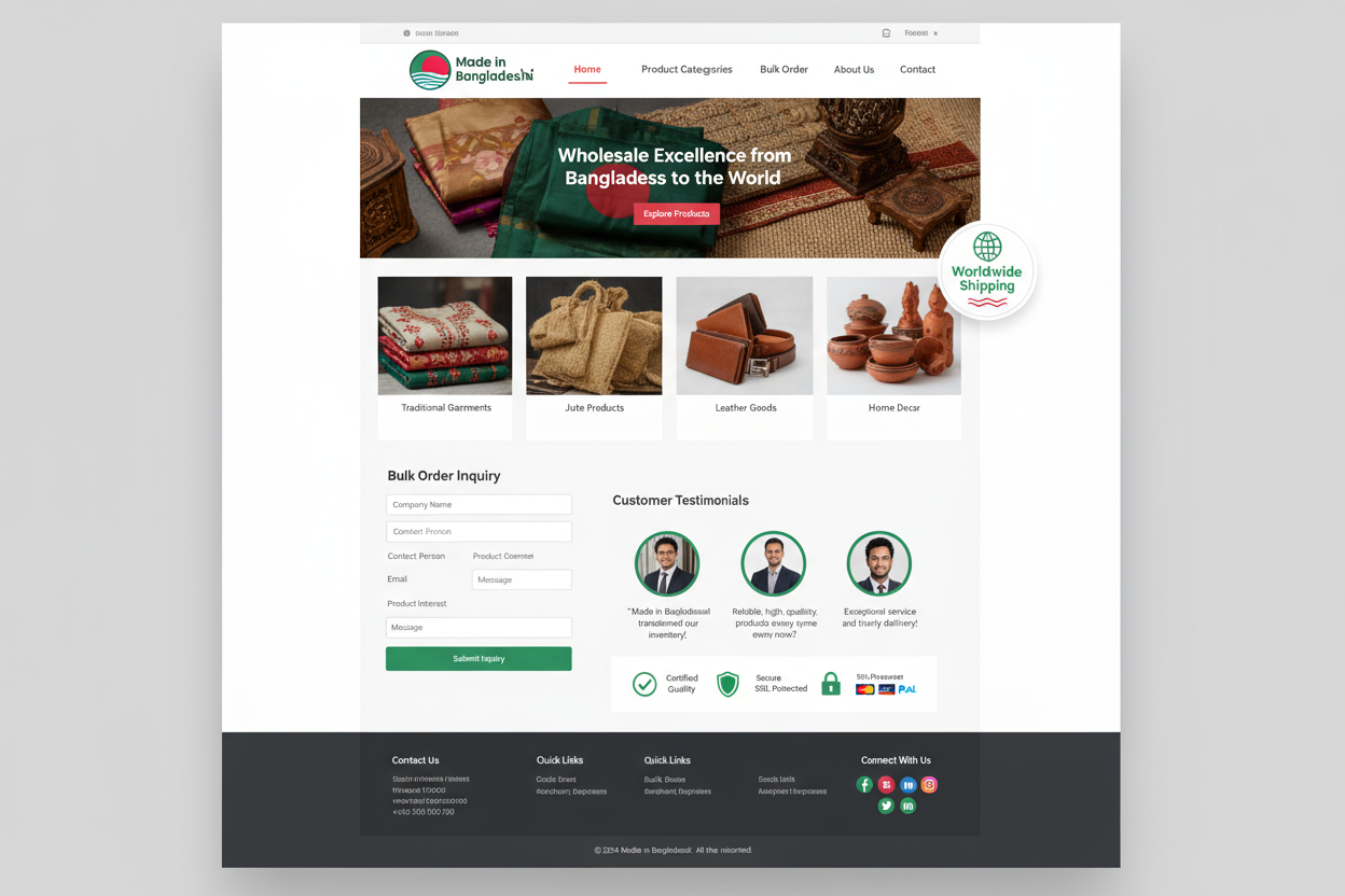 Made In Bangladeshi B2B Whole selling worldwide website design all decorated picture official 