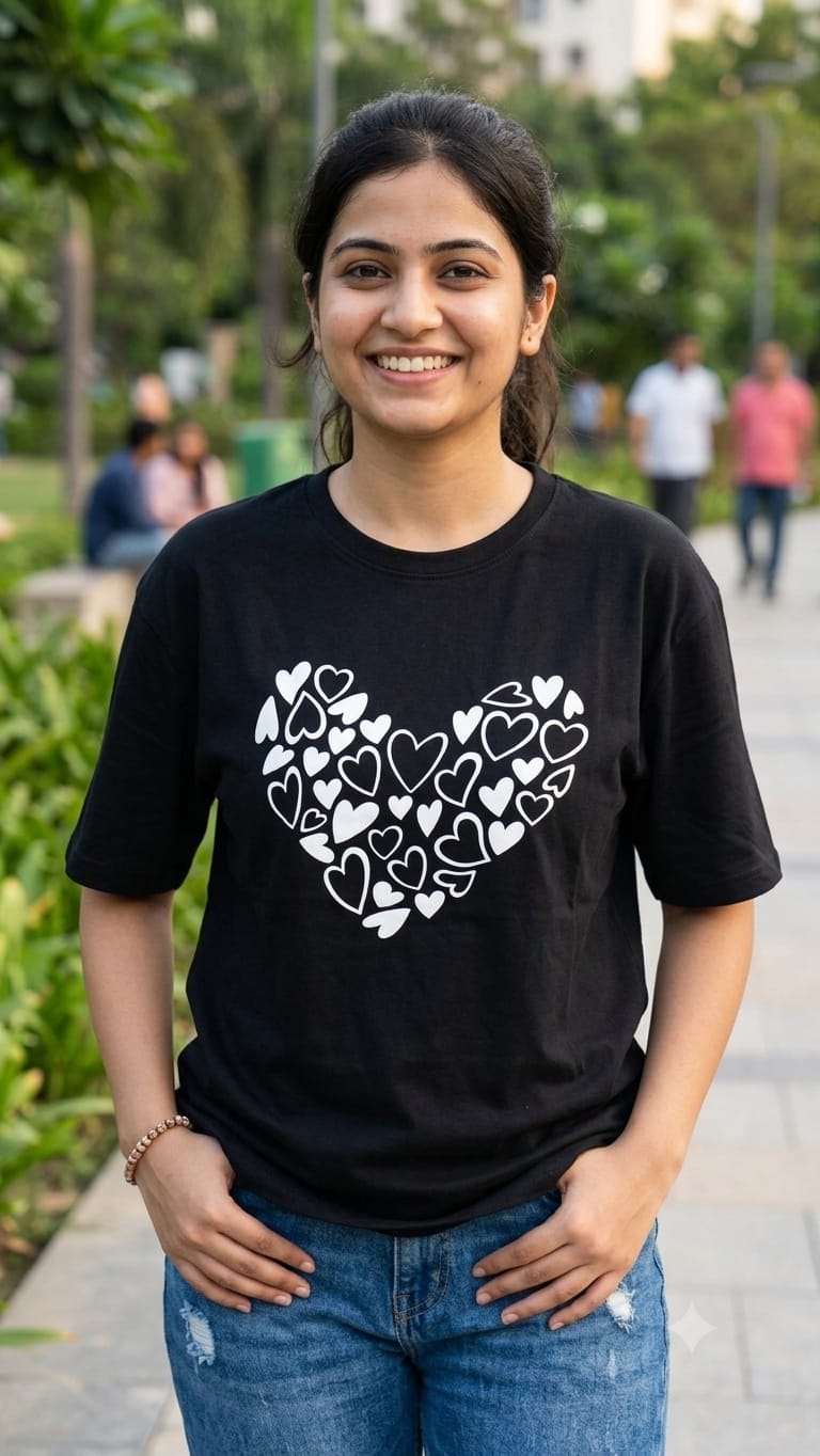 🌸 PREMIUM LADIES COTTON T-SHIRT

180 GSM | Premium Cotton Fine Fabric | Premium Rubber Print

Upgrade your everyday wardrobe with our Premium Ladies Cotton T-Shirt, crafted from fine-quality cotton fabric with a soft, skin-friendly feel and premium rubbe