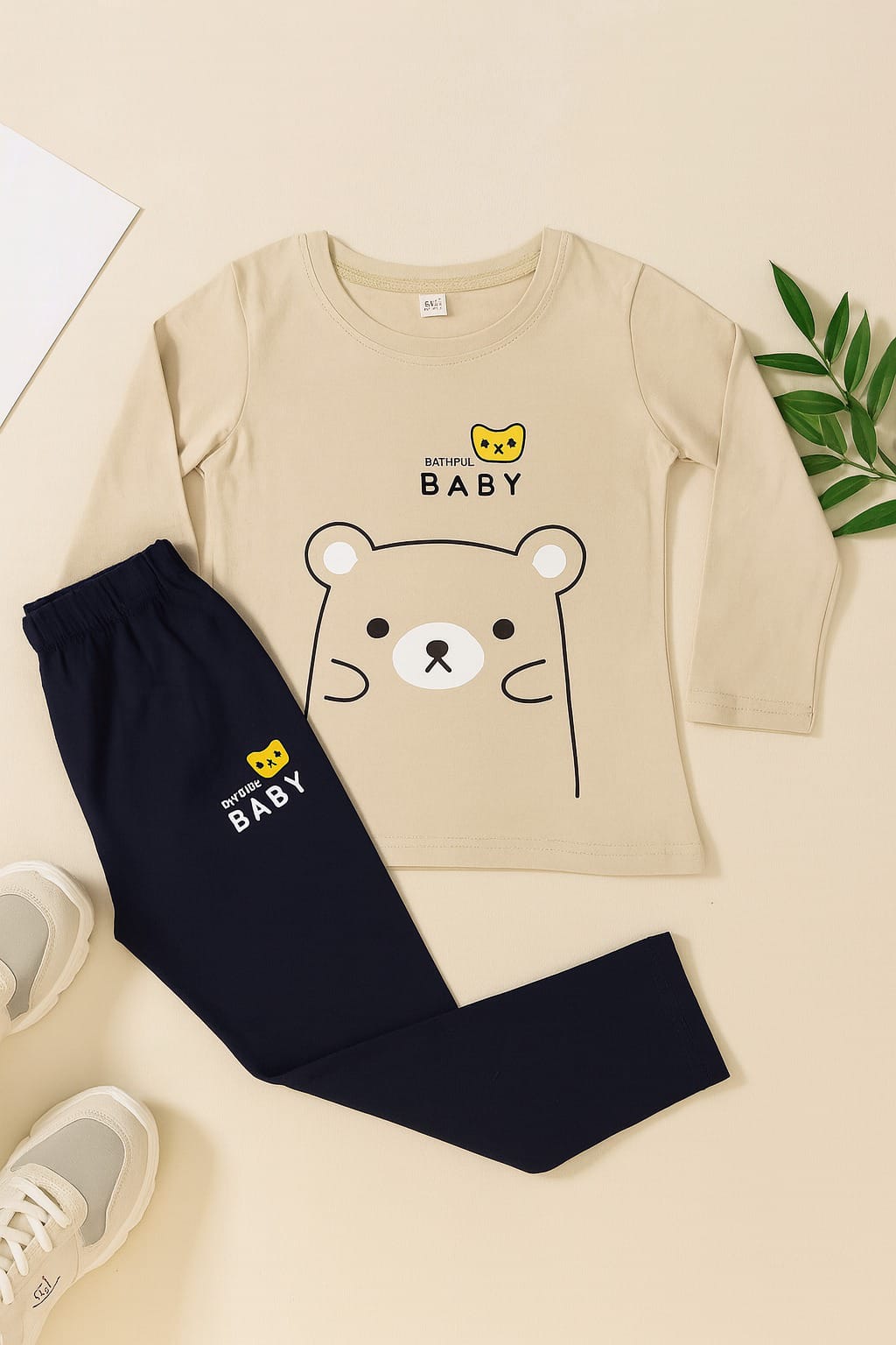 Boys & Girl's full sleeve set's.
Best quality products.
Stylish fashionable and comfortable. 
100 % cotton fabrics . 
100 % print guarantee. 
Fabric: single Jersey. 
Colours: 35 
Size: 1 to 8 years. 
10 pcs bundle.